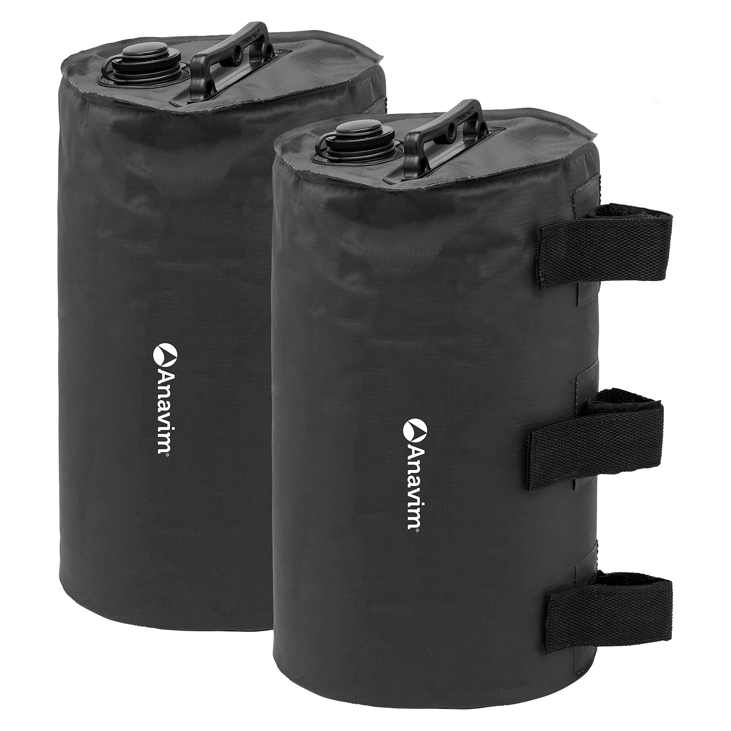 AnavimCanopy Water Weights Bag, Leg Weights for Pop up Canopy 2pcs-Pack Black