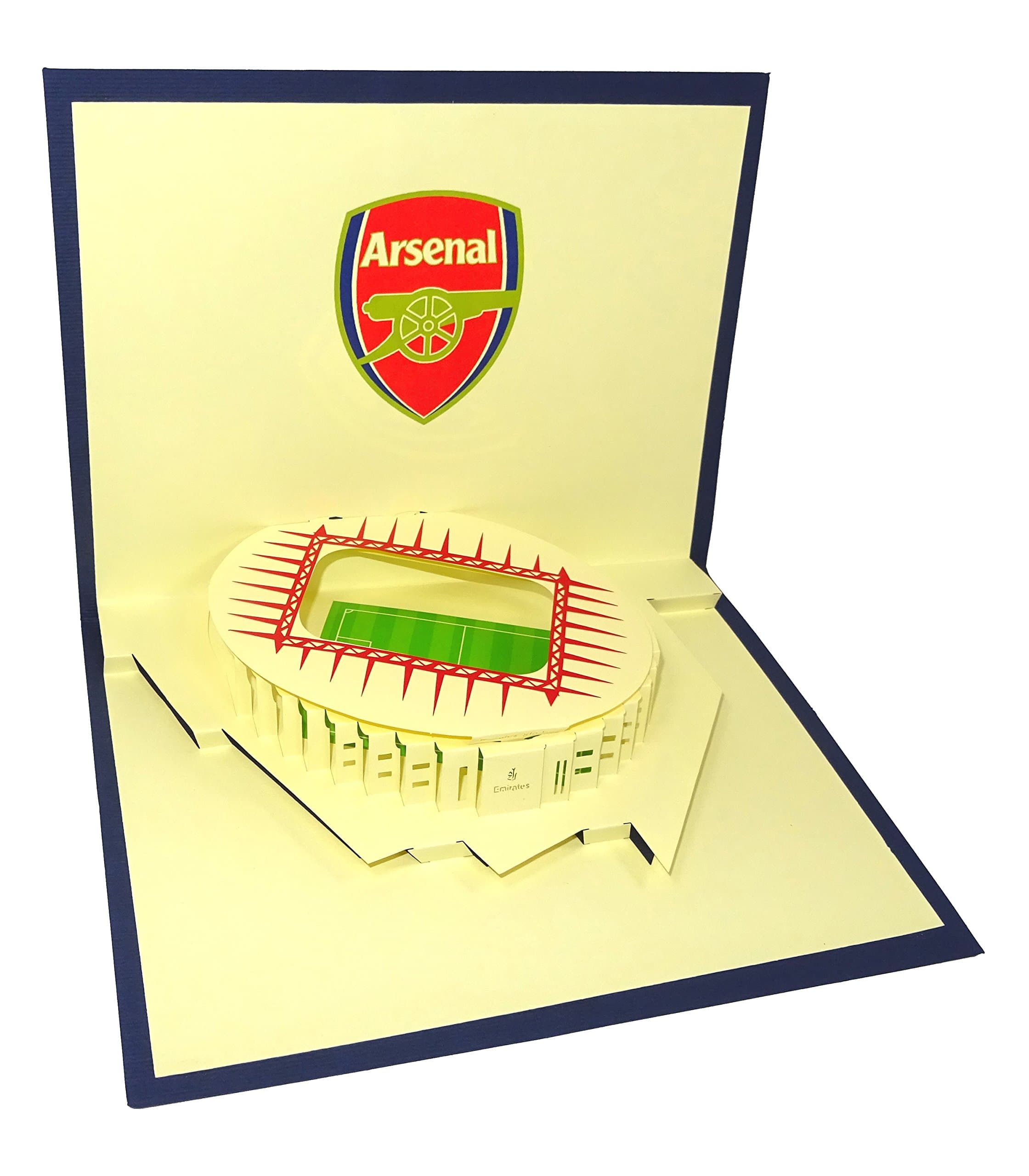 Arsenal Stadium Emirates Stadium Design 3D Pop Up Card Greeting Card Birthday Card Arsenal Gift Unique Football Gift For Gooners