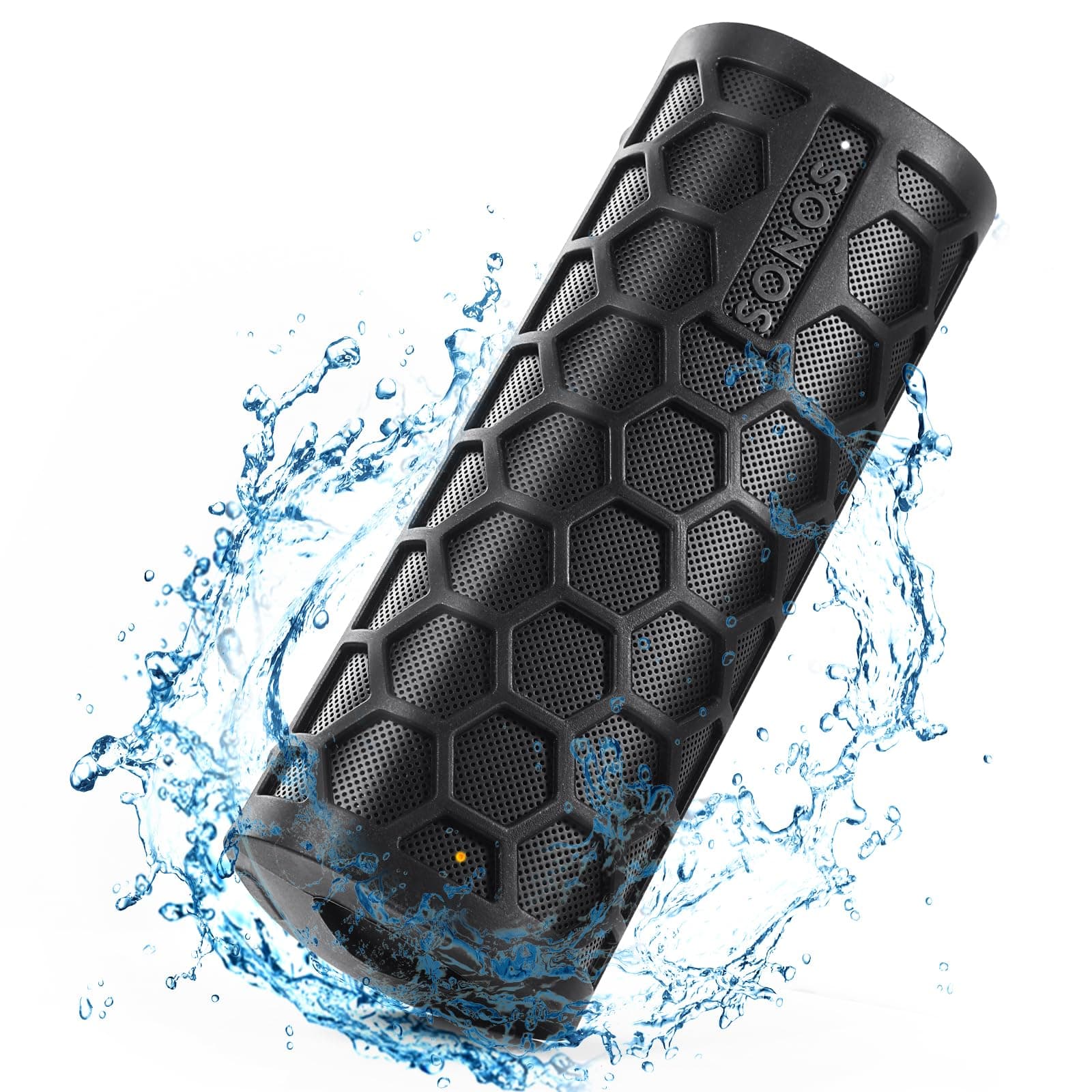 Zaracle Flexible Carrying Case Protect Pouch Sleeve Protector Cover Travelling Case for Sonos Roam 2 / Sonos Roam Wireless Portable Bluetooth Speaker (Black)