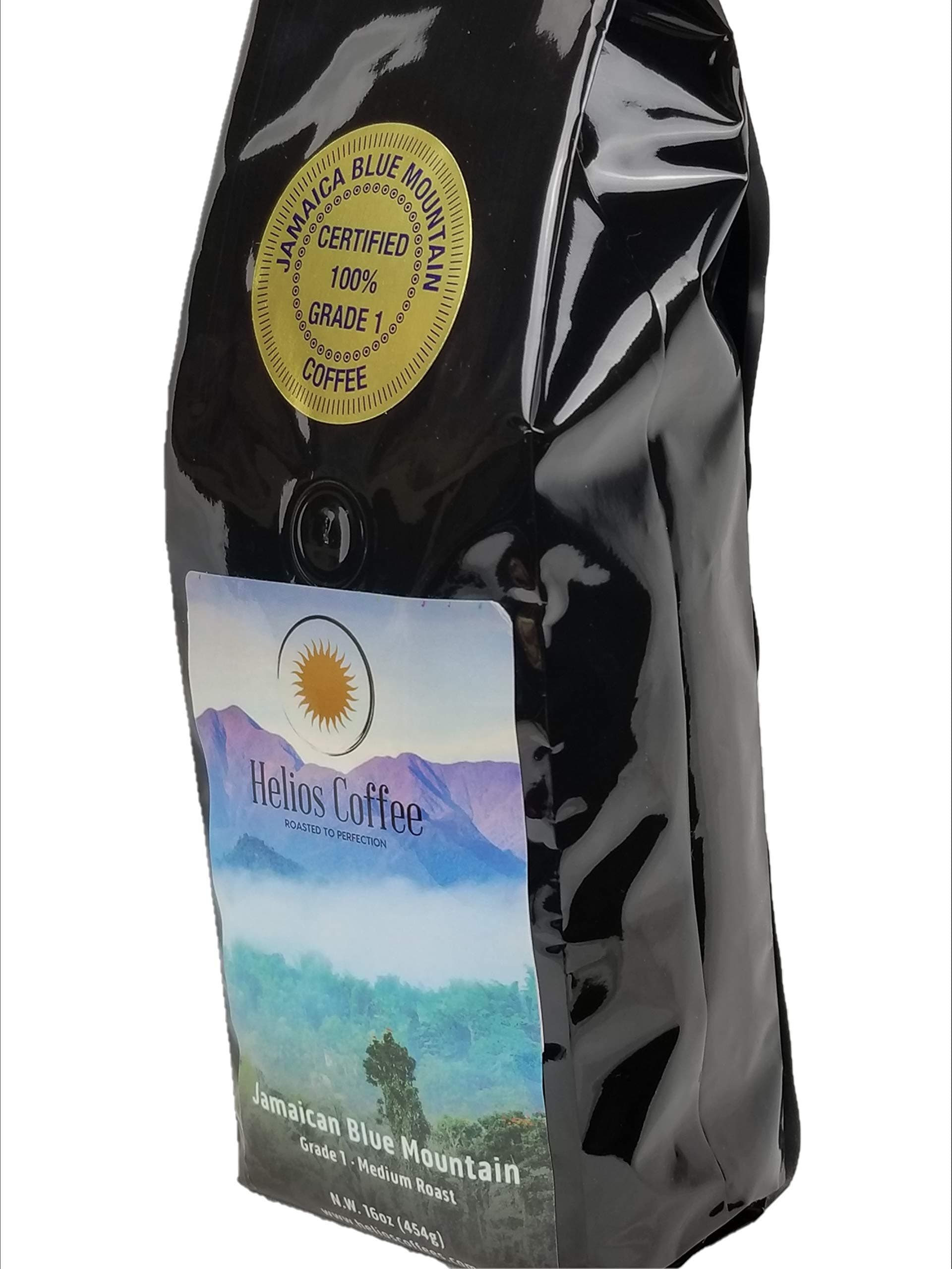 100% Jamaican Blue Mountain Coffee, Whole Bean, Pure Origin, 1lb.