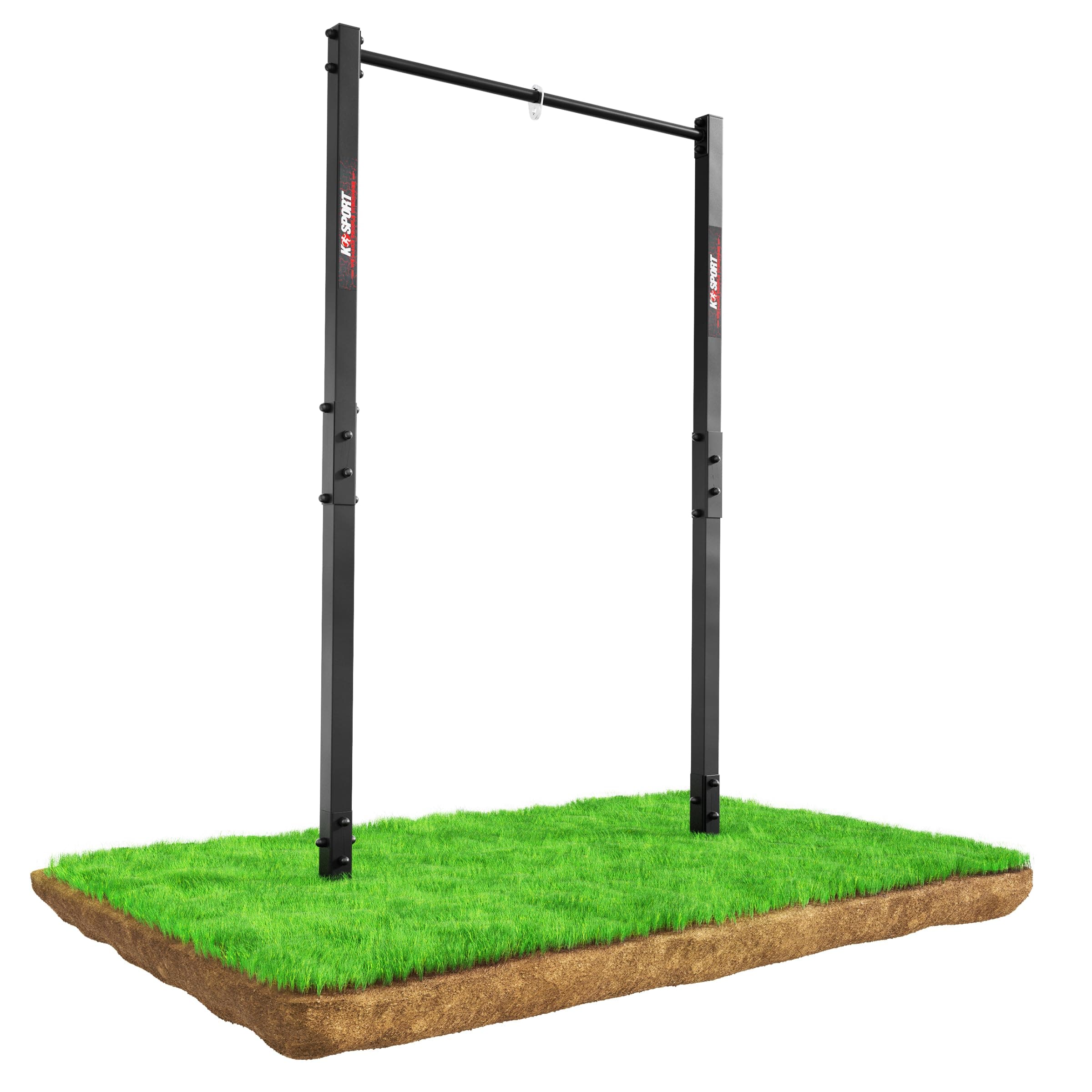 K-SPORT Outdoor Pull-Up Bar Station | Heavy Duty Freestanding Garden Hanging Bar for Calisthenics & Strength Training | Supports Punching Bag | 205cm Height | Weatherproof EU Made Steel Gym Equipment