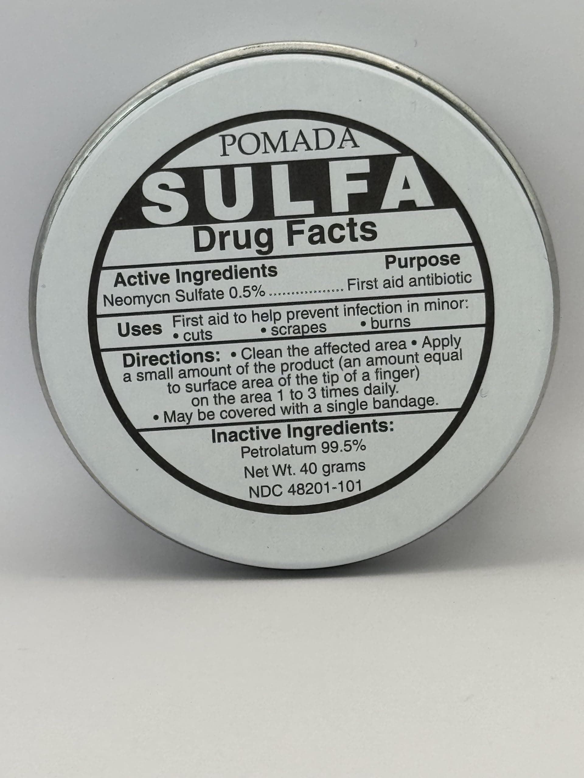Pomada Sulfa First Aid Antibiotic