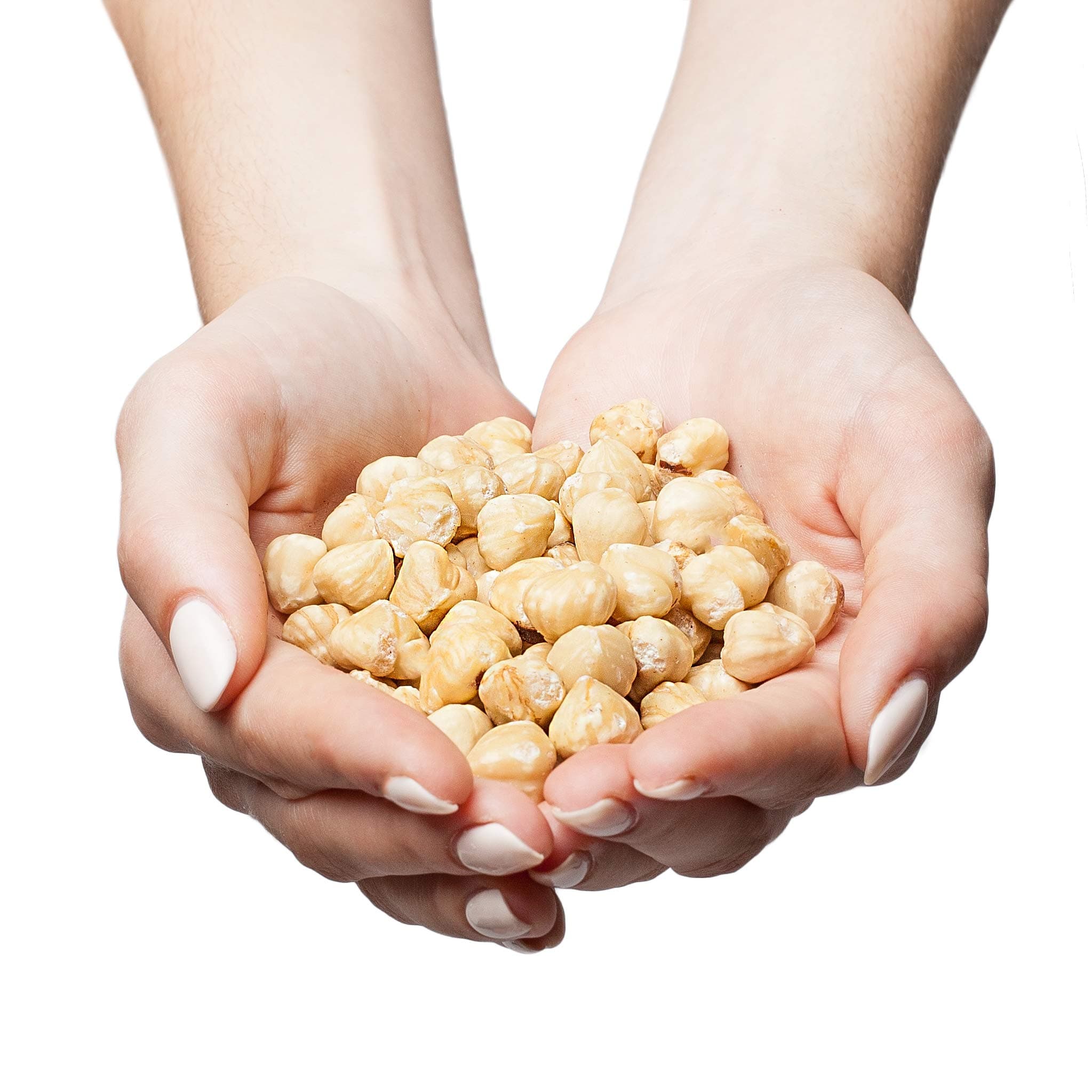 Premium Blanched and Roasted Whole Hazelnuts, GMO Free(700gr)