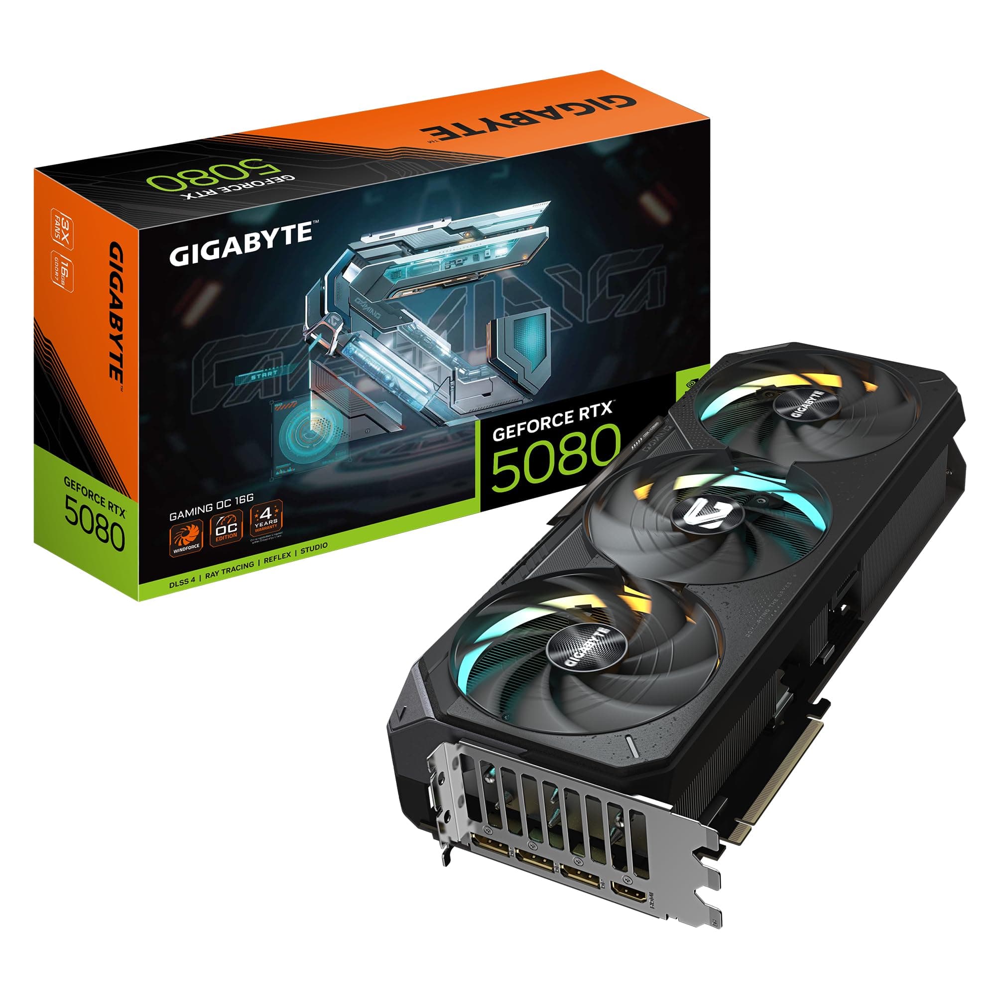 GIGABYTE GV-N5080GAMING OC-16GD | GeForce RTX 5080 Gaming OC 16GB GDDR7 Graphics Card