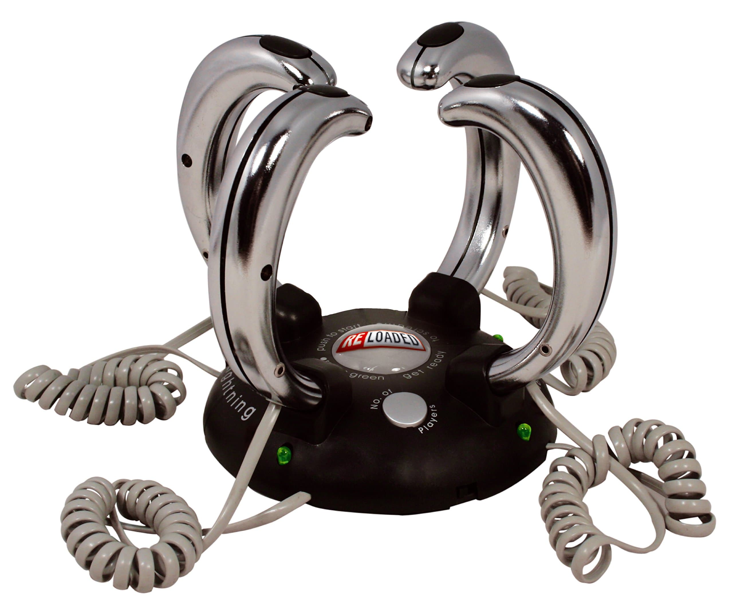 Lightning Reaction Reloaded Shocking Party Game – Electric Shock Challenge for Adults and Teens – Fun Party Games for Family and Groups – Unique Gift for Game Night