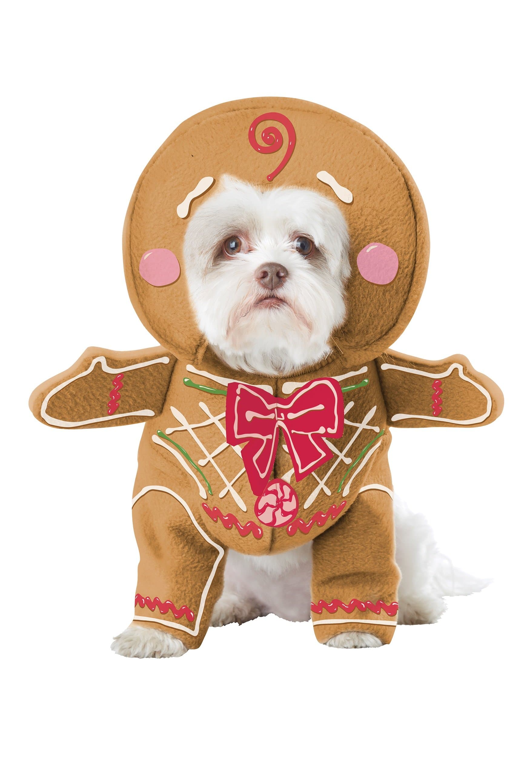 Gingerbread Pup Dog Costume X-Small