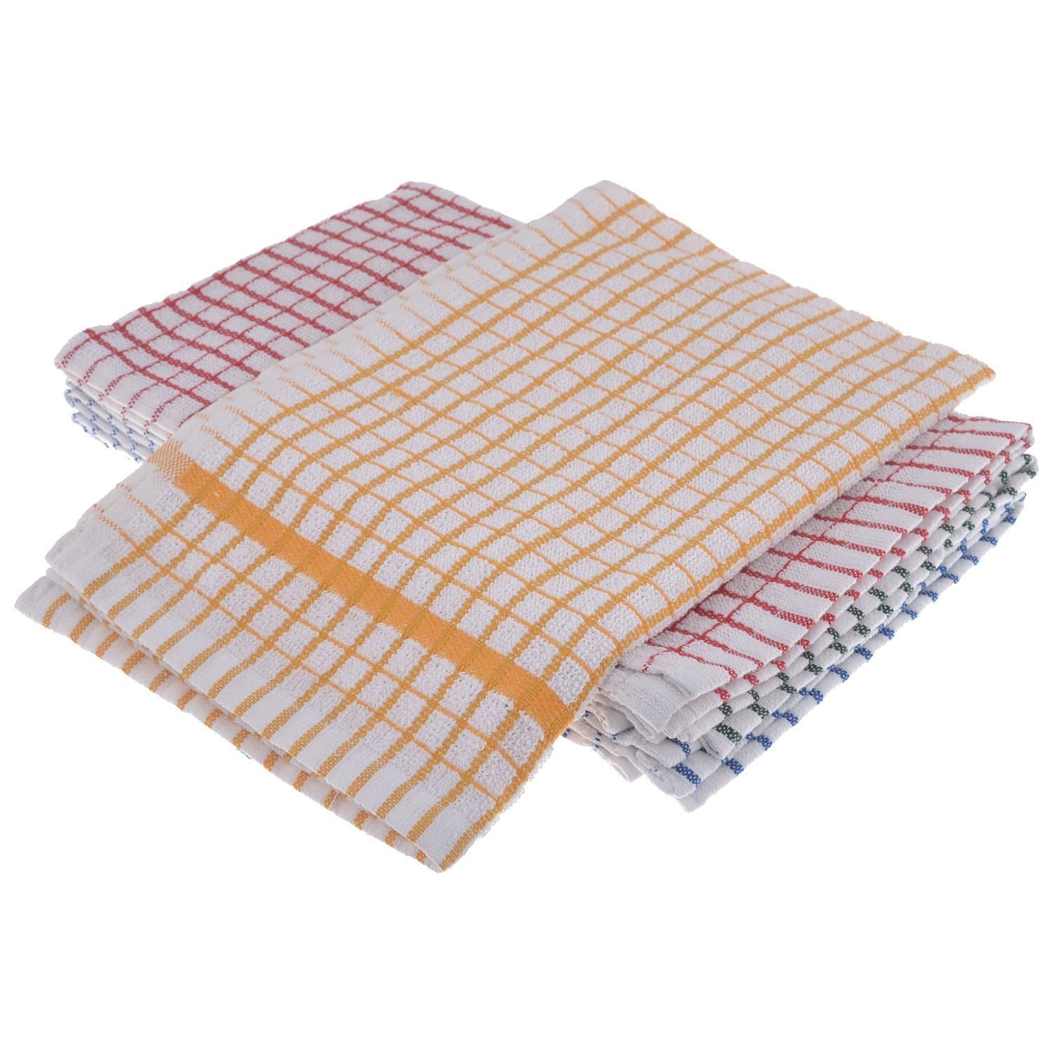 SMISONS Premium Terry Kitchen Towels - Set of 4 Towels (KT16B245SC)