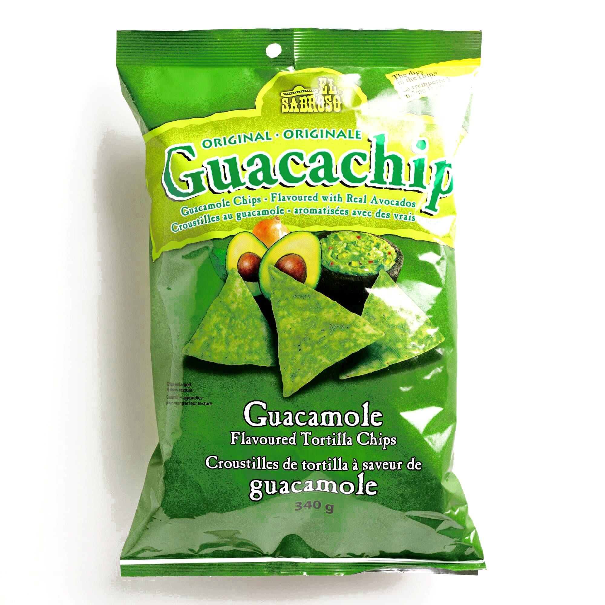 El Sabroso Guacachip Tortilla Chips 12 oz each (1 Item Per Order)