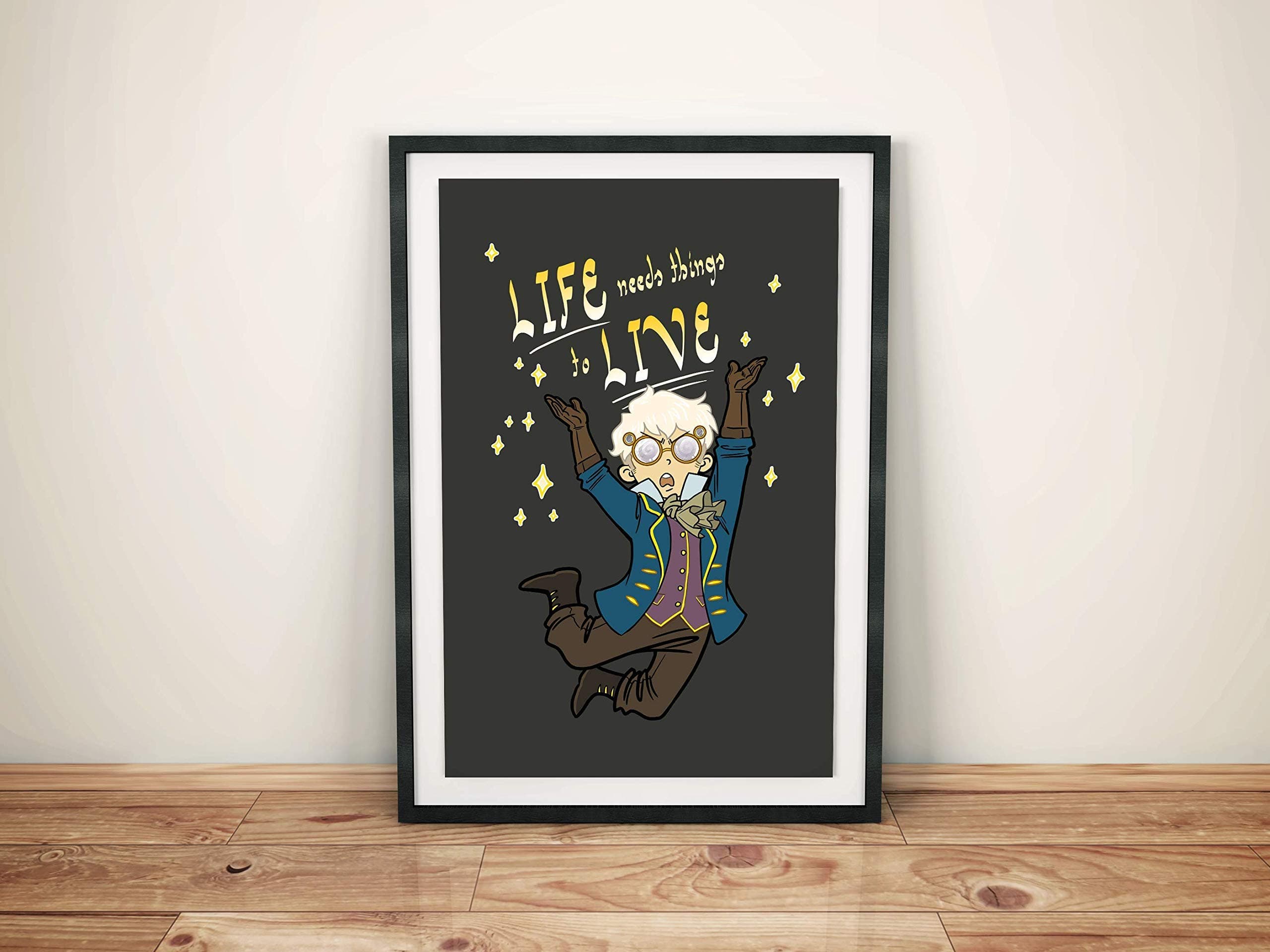 Percy de Rolo - LIFE Needs Things TO LIVE - Critical Role - Unframed Signed Art Poster