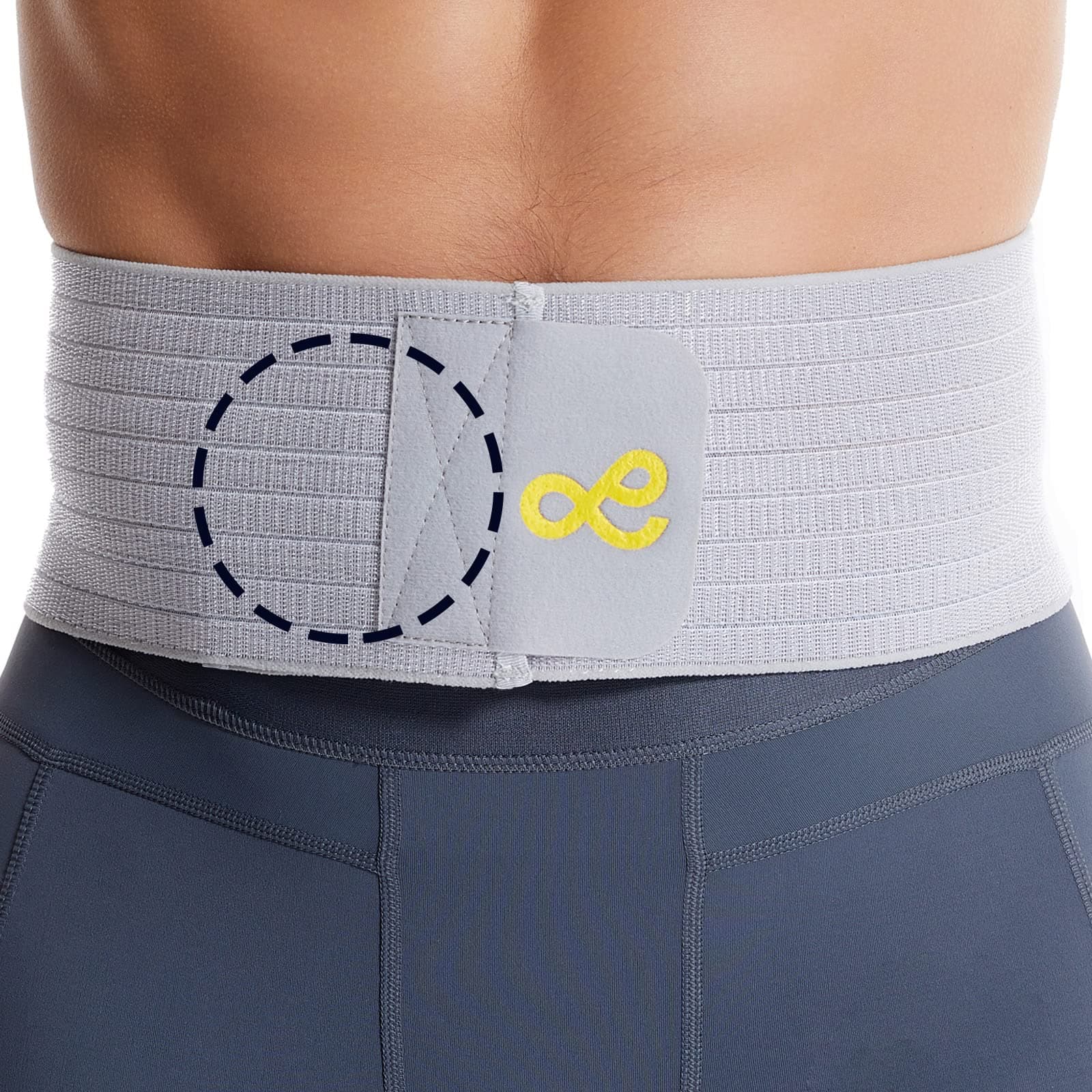 – Umbilical Hernia Belt for Men and Women - Abdominal Support Binder with Compression Pad - Navel Ventral Epigastric Incisional and Belly Button Hernias Surgery Prevention Aid
