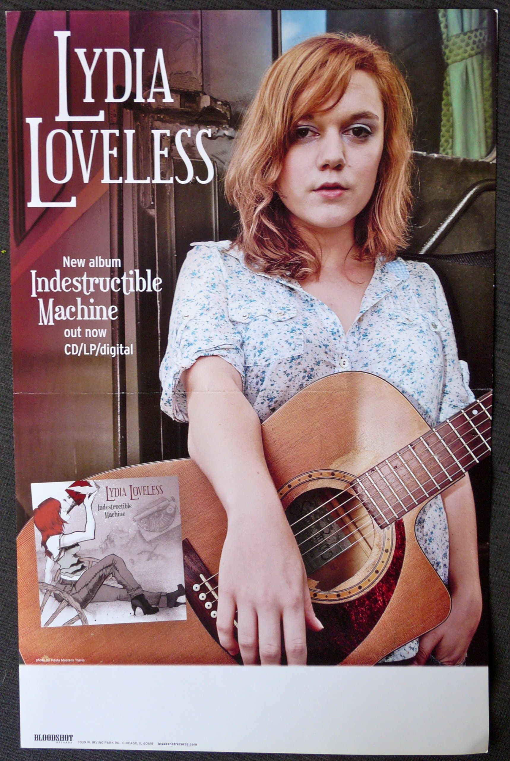 Lydia Loveless - Indestructible Machine - Rare Advertising Poster 11x17