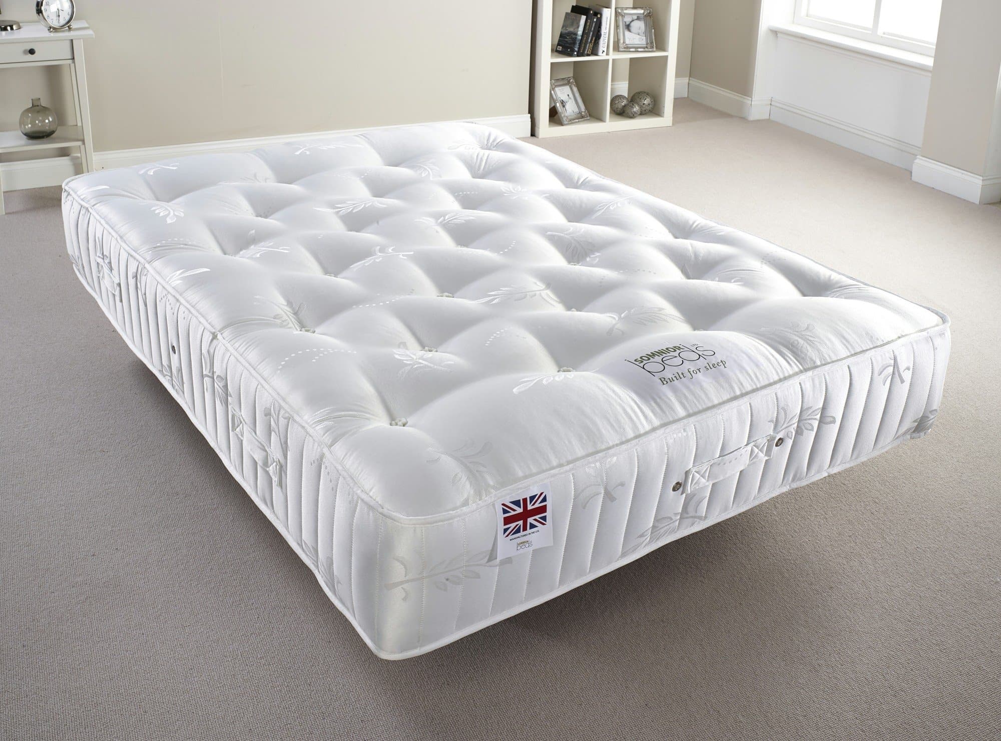 Somnior 3000 OptimumOptimum 3000 Pocket Sprung Mattress for Independent Supported Sleep, Microfibre, White, King