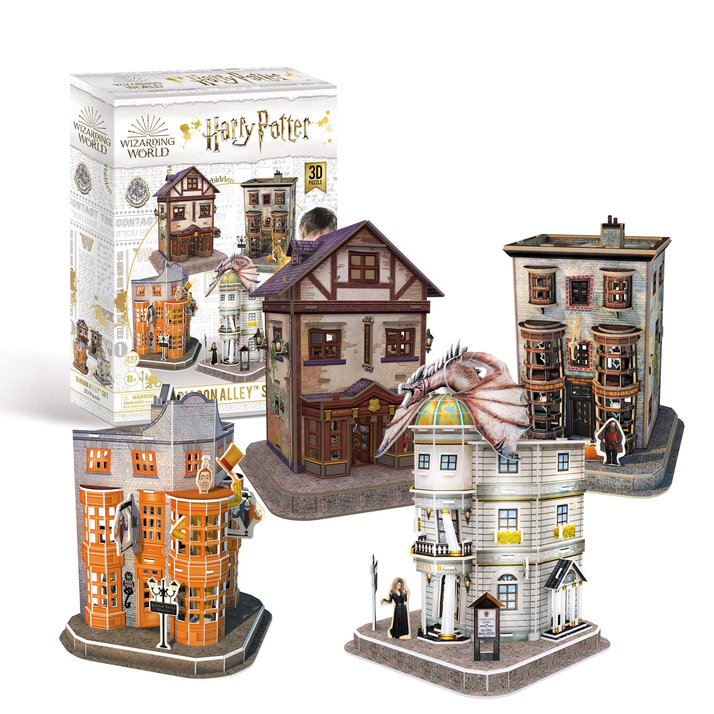 Paul Lamond HP Diagon Alley 4 in 1 3D Puzzle