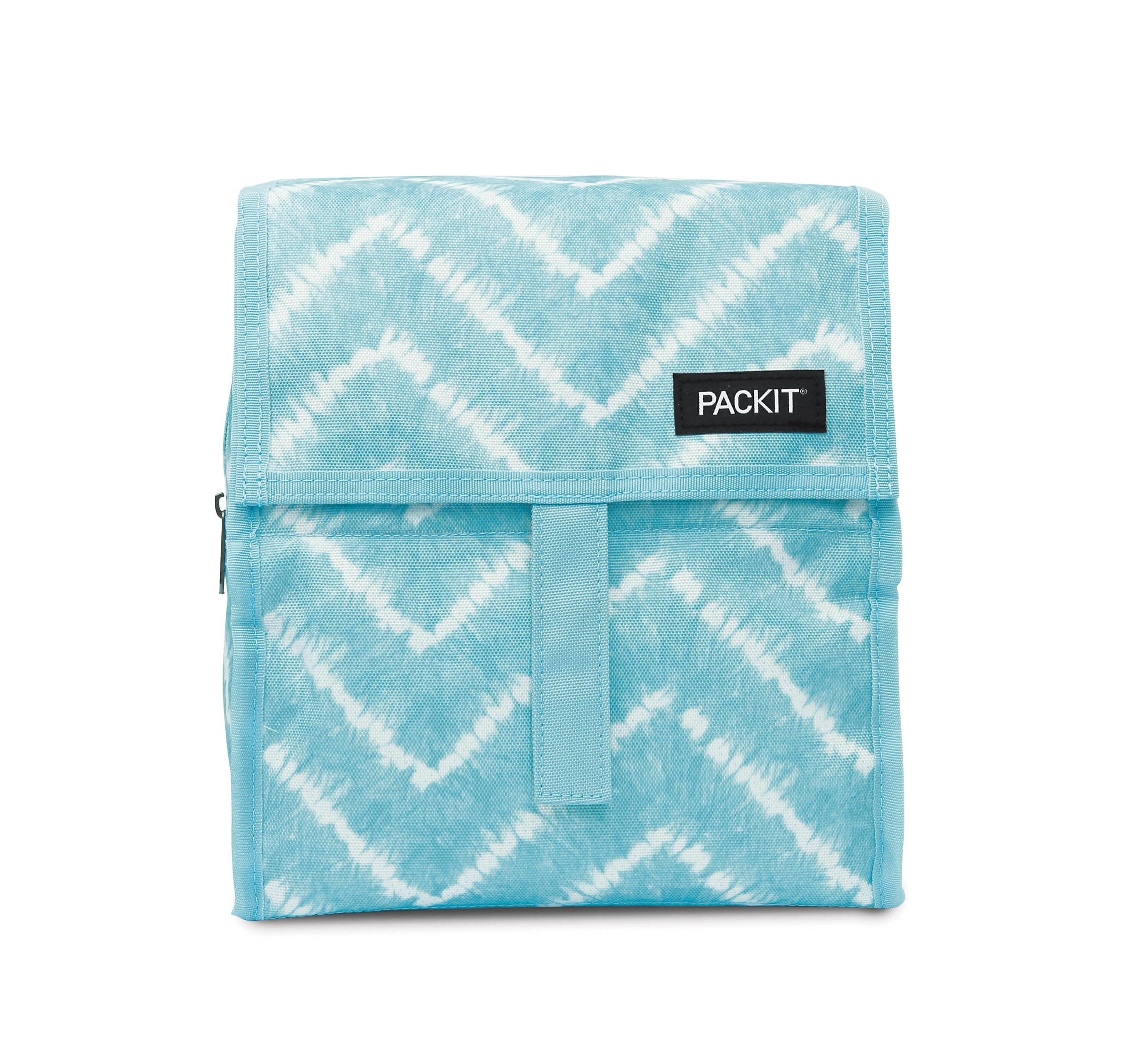 Frozen Lunch Bag, Aqua Tie Dye
