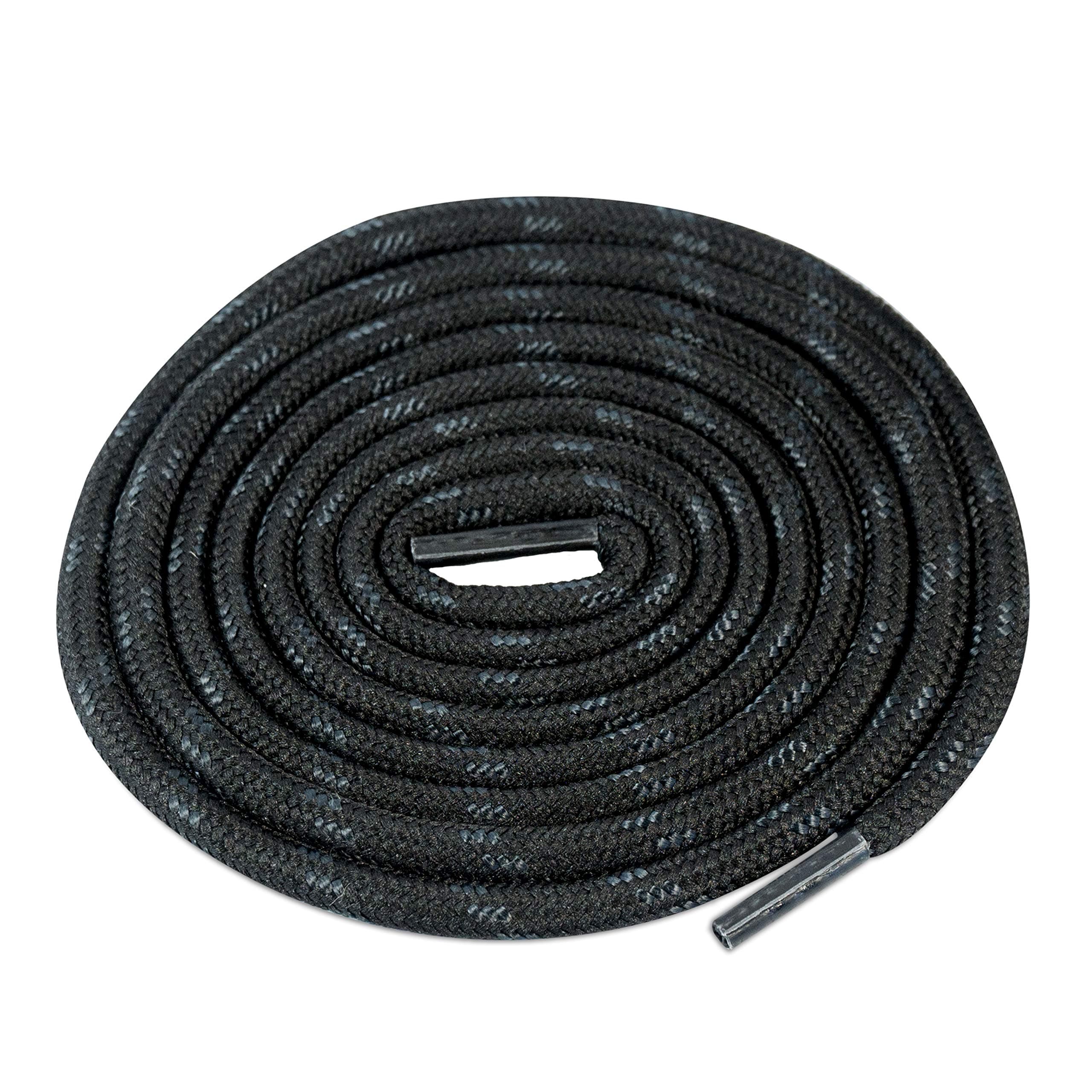 Cadillac Select Kevlar Boot Laces 3/16” Thick - Black & Brown Laces - 3 Pairs - Shoelaces for Boots