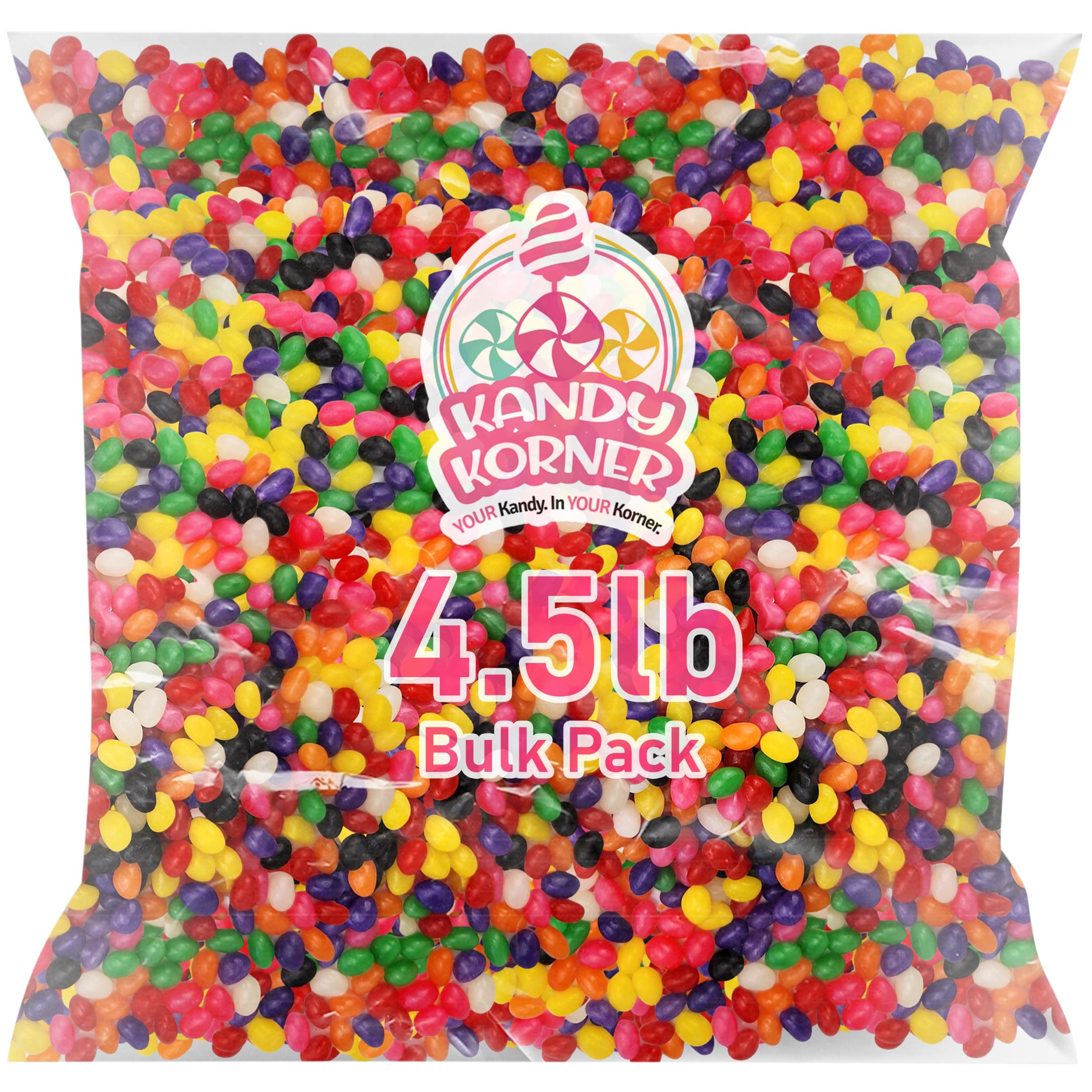 Brach’s Classic Jelly Beans – 4.5LB Pack of Bulk Candy – Delicious Bean Bag for Adults and Kids – Bite-Size Fruit Treats – Colorful Assorted Jelly Beans – A Must For Christmas, Easter, Halloween