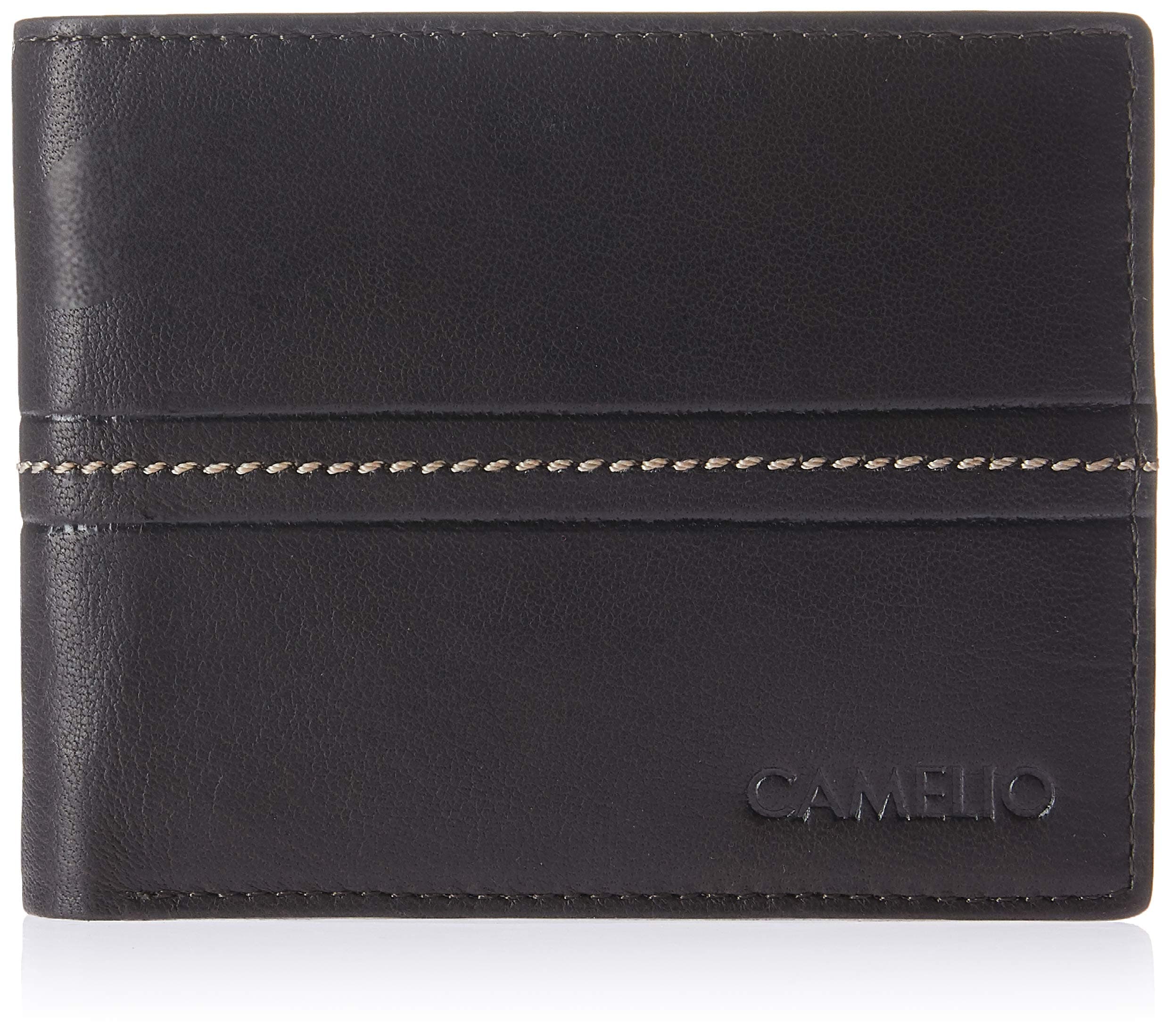 Camelio Brown Men's Leather Blocking Wallet