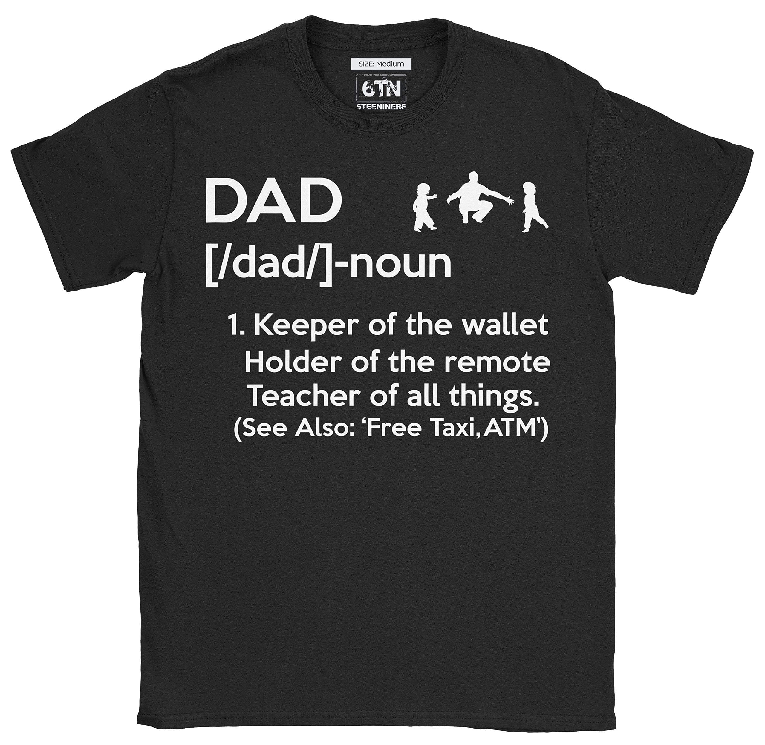Mens Funny DAD Dictionary Definition T Shirt
