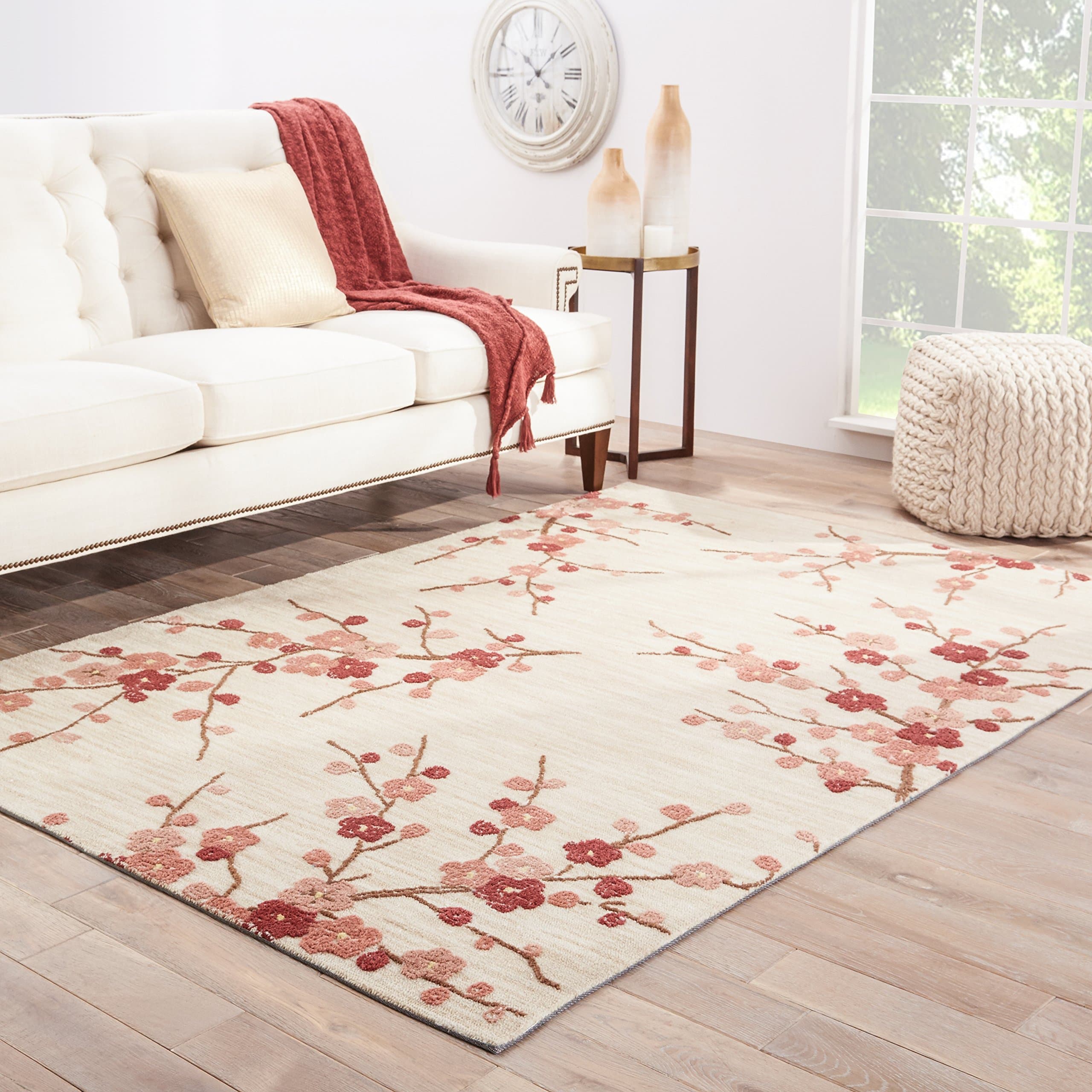 Jaipur Rugs Inc Hand Tufted, Cherry Blossom Colorado Clay/Colorado Clay, 2 by 3