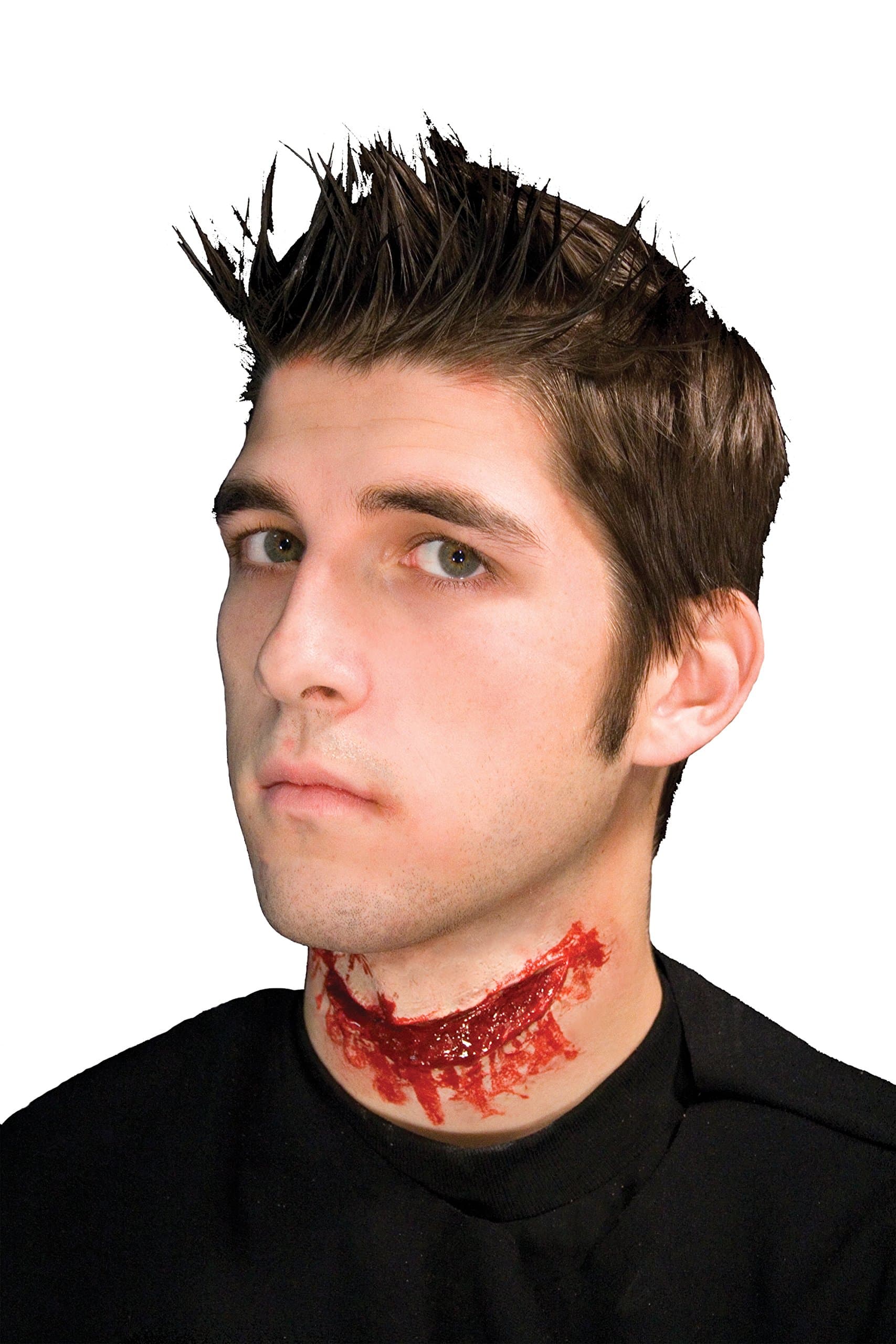 by Cinema Secrets Men's Slit Throat Latex Appliance, Multi, One Size