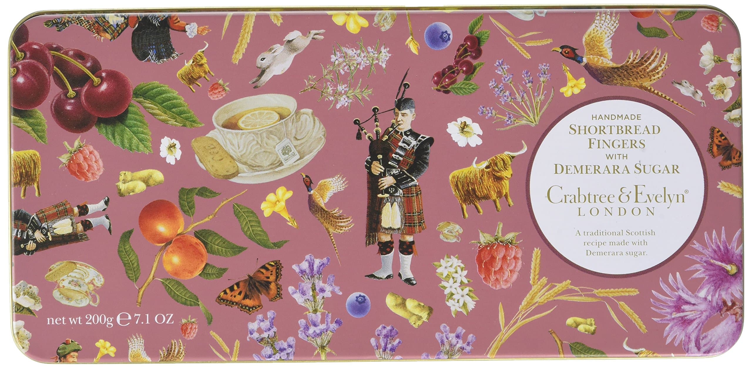 Crabtree & Evelyn Demerara Sugar Shortbread Fingers 200 g