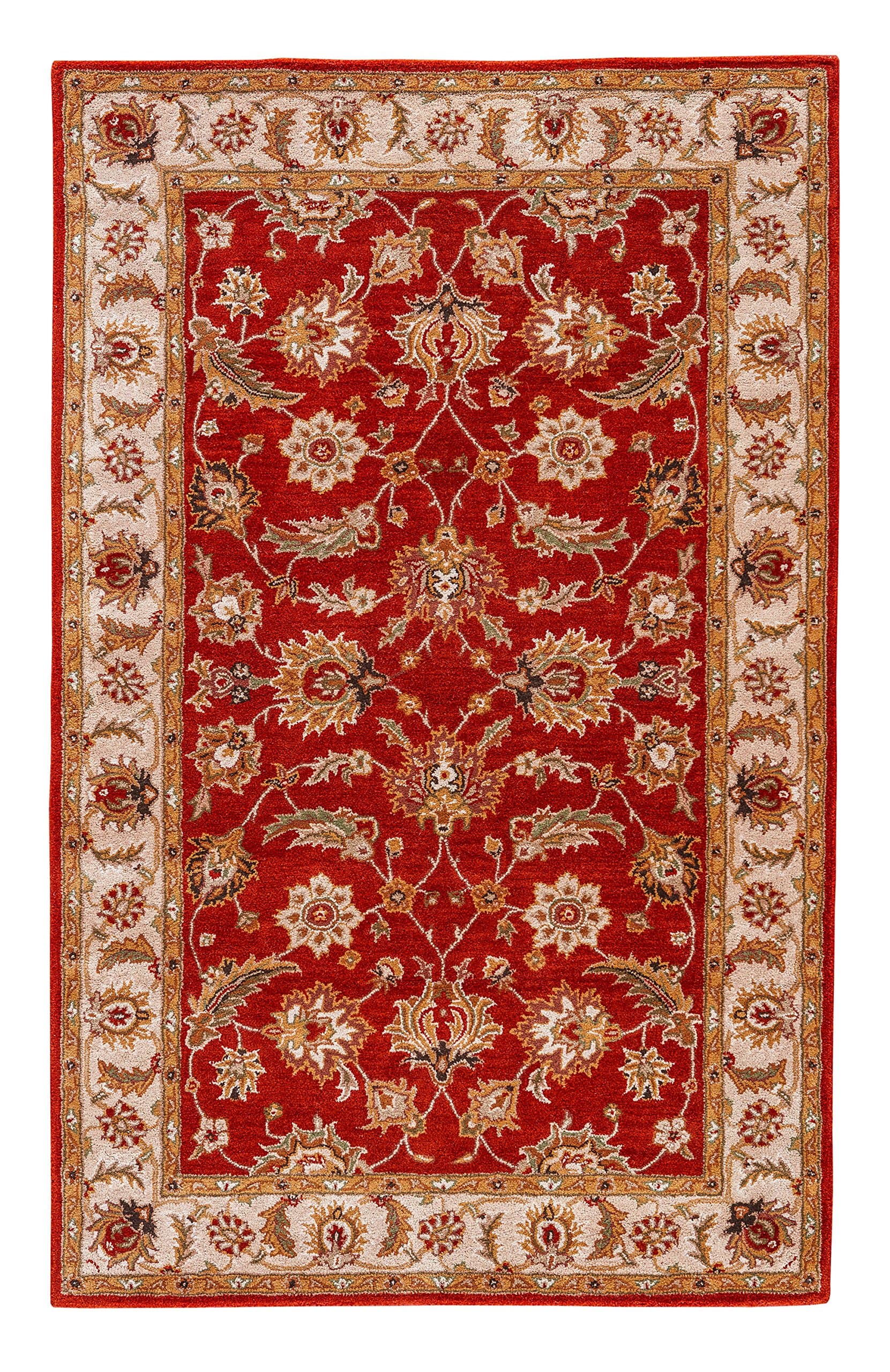 Jaipur Rugs Inc Hand Tufted, Selene Red Oxide/Sand, 8 by 10