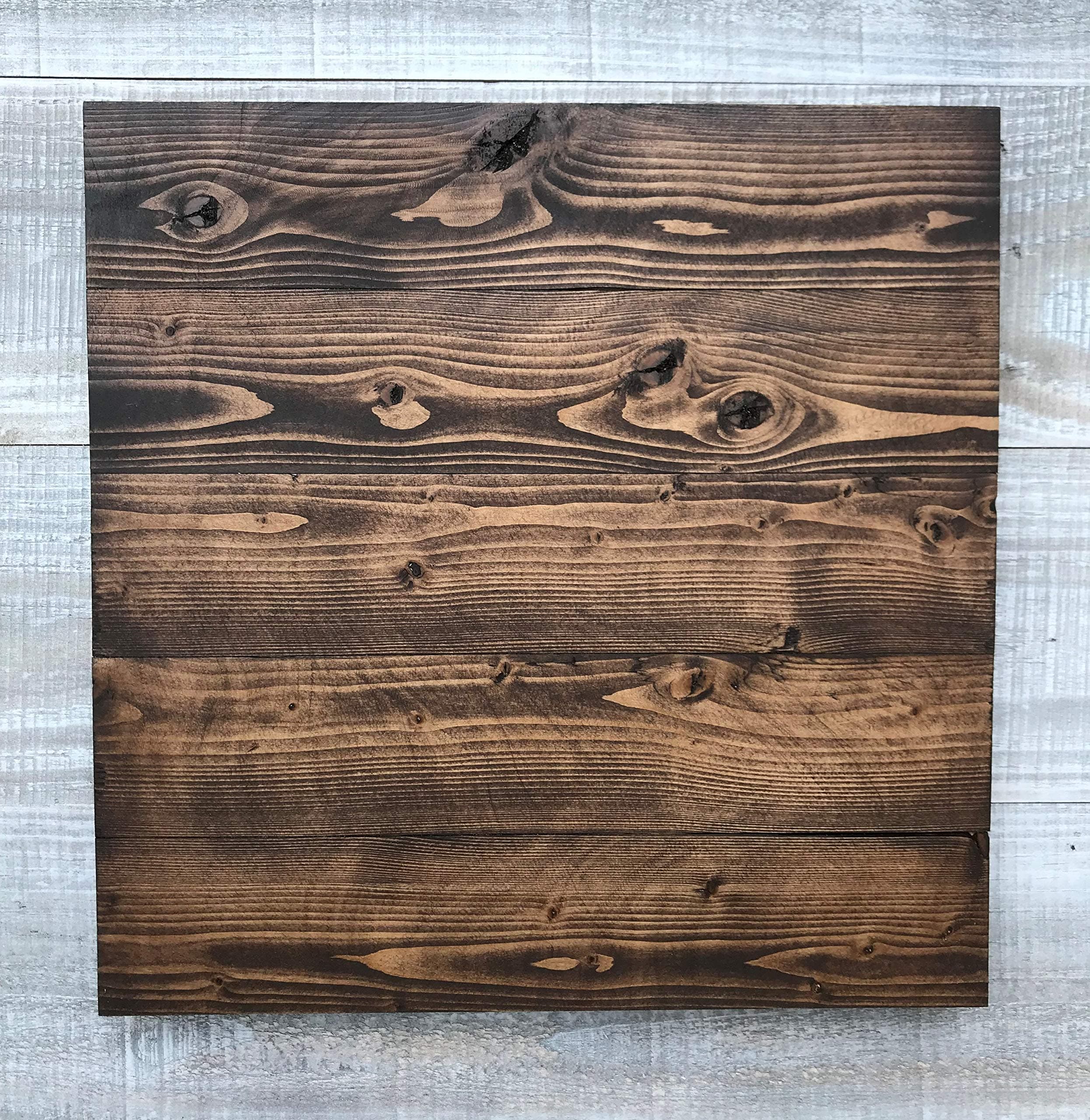 Rustic Wood Sign Blank in Kona Brown Handmade in the USA by My Rustic Signs